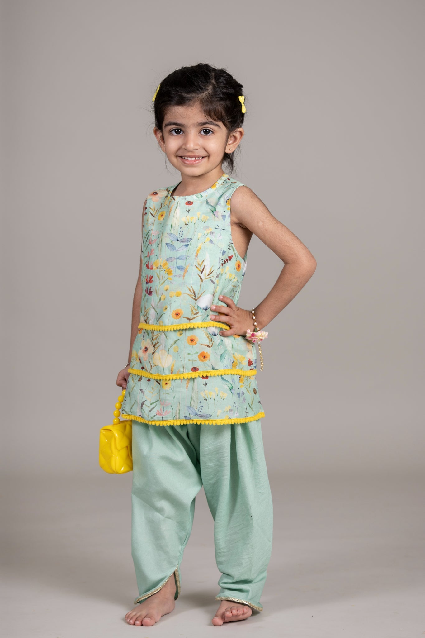 Kids Sleeve dress - Apeksha The Label