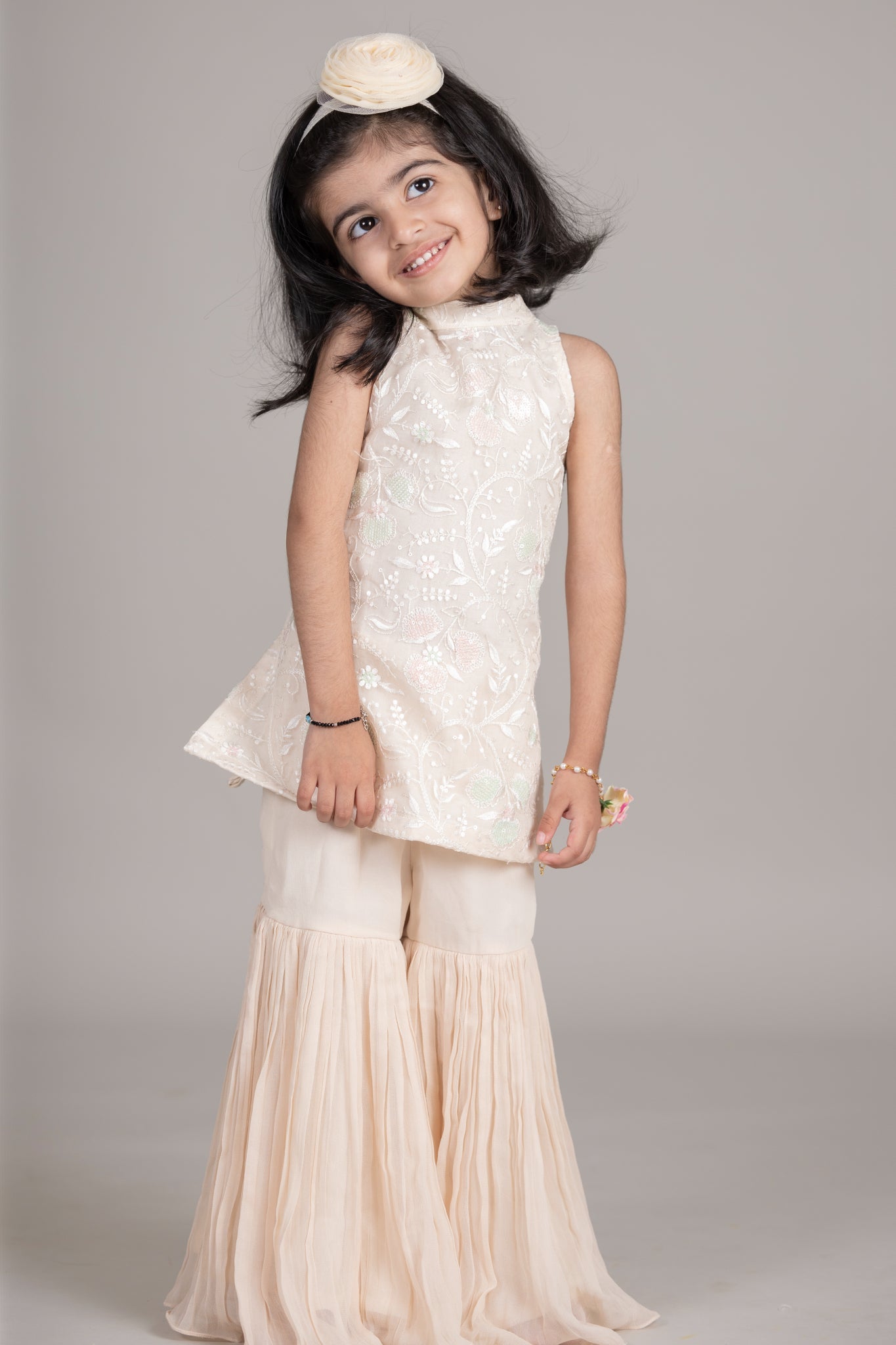 Kids Sleeveless Dress - Apeksha The Label