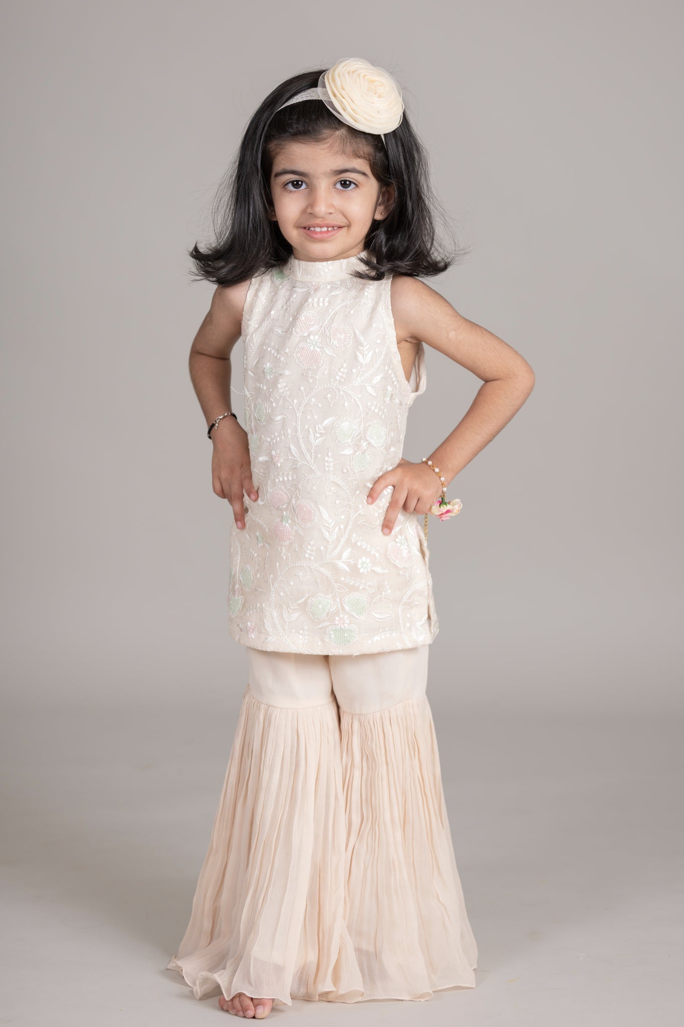 Kids Sleeveless Dress - Apeksha The Label