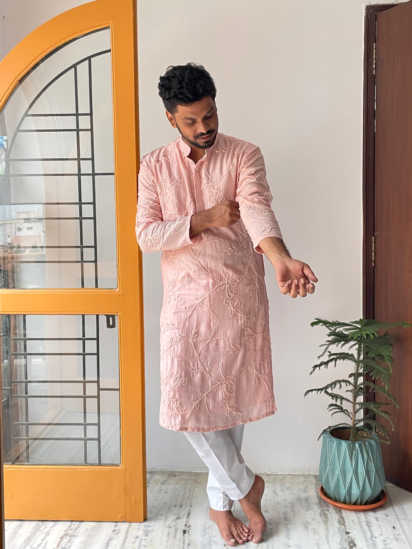 Embroidered Kurta pajama